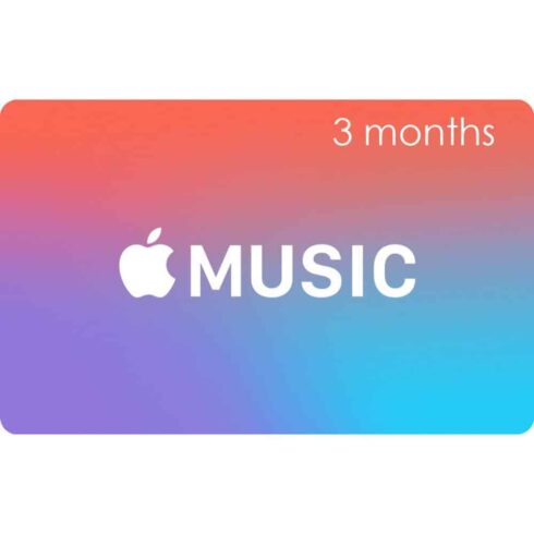 AppleMusic GiftCard 3 months membership